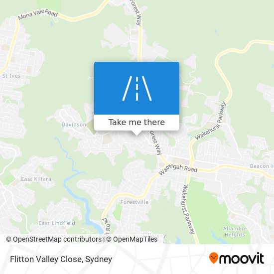 Flitton Valley Close map