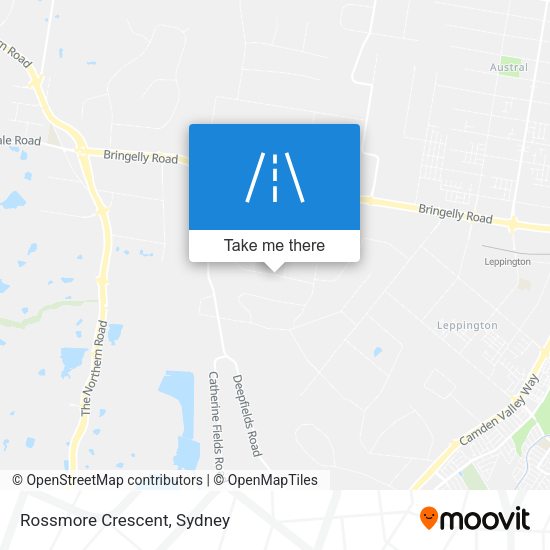 Rossmore Crescent map