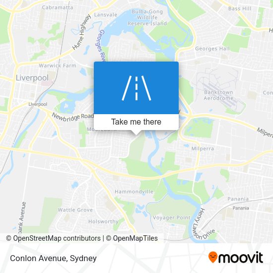 Conlon Avenue map
