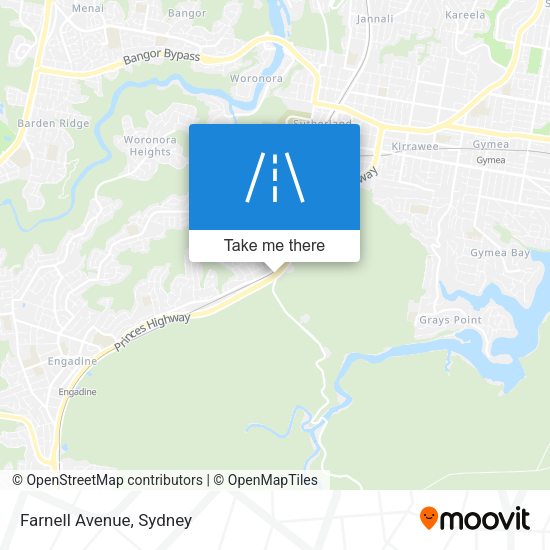 Farnell Avenue map