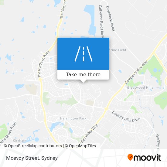 Mcevoy Street map