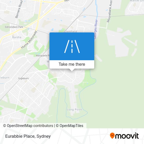Eurabbie Place map