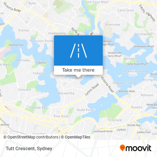 Tutt Crescent map