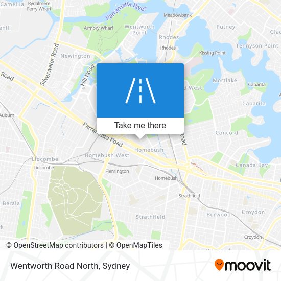 Wentworth Road North map