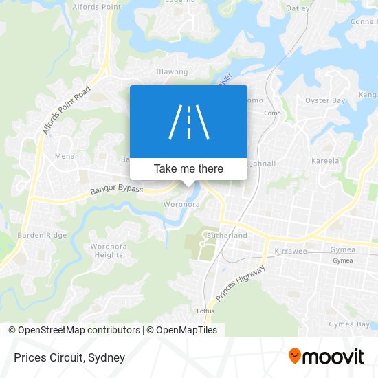 Prices Circuit map