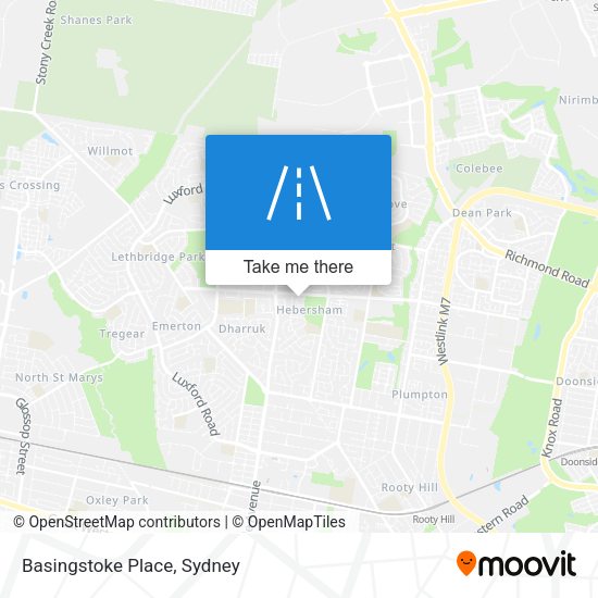 Basingstoke Place map