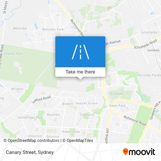 Canary Street map