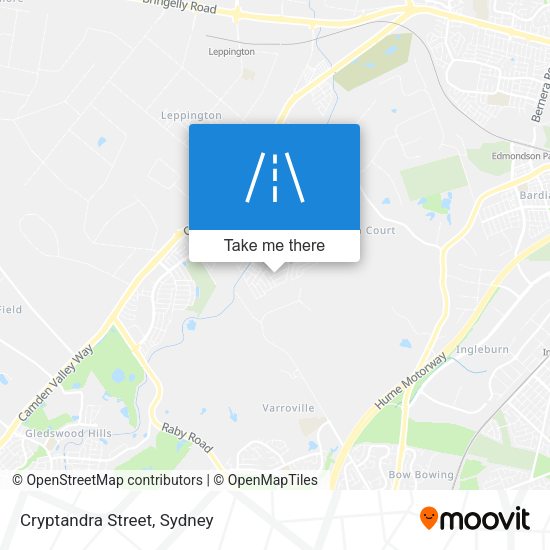 Cryptandra Street map