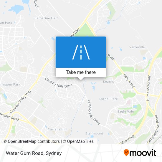 Water Gum Road map