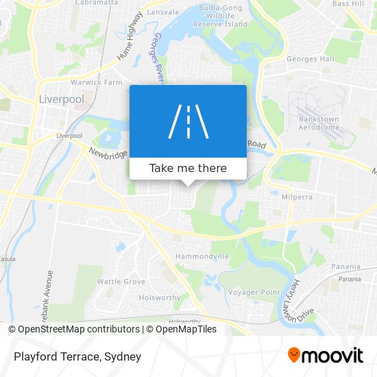 Mapa Playford Terrace