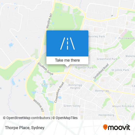 Thorpe Place map