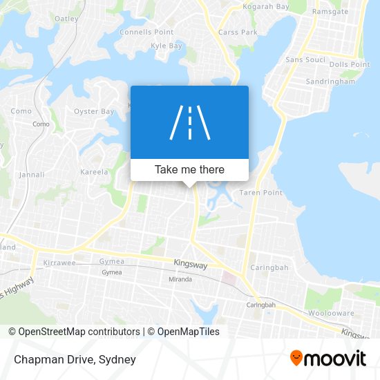 Chapman Drive map
