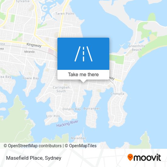 Masefield Place map