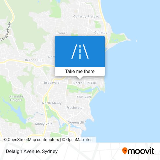 Delaigh Avenue map