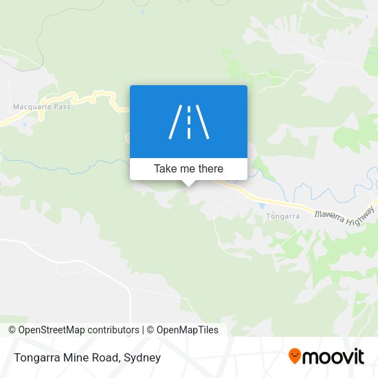 Tongarra Mine Road map