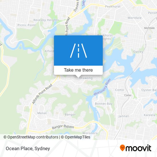 Ocean Place map