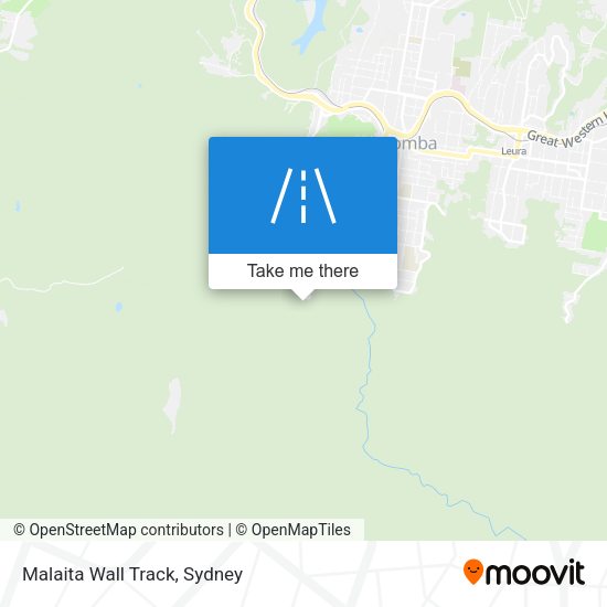 Malaita Wall Track map