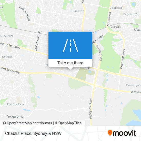 Chablis Place map