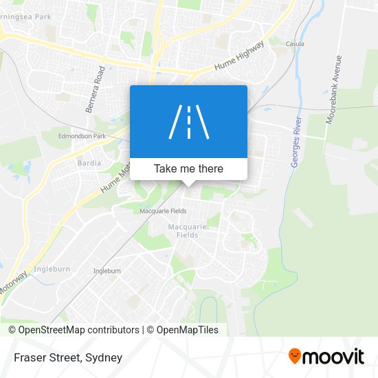 Fraser Street map