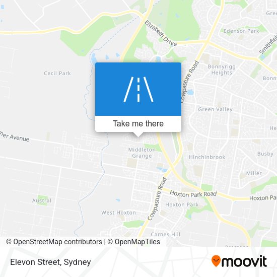 Elevon Street map