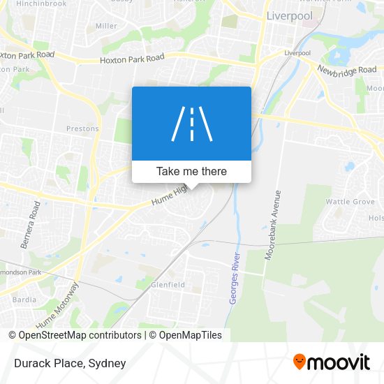 Durack Place map