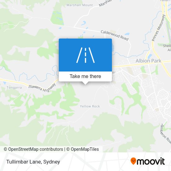 Tullimbar Lane map
