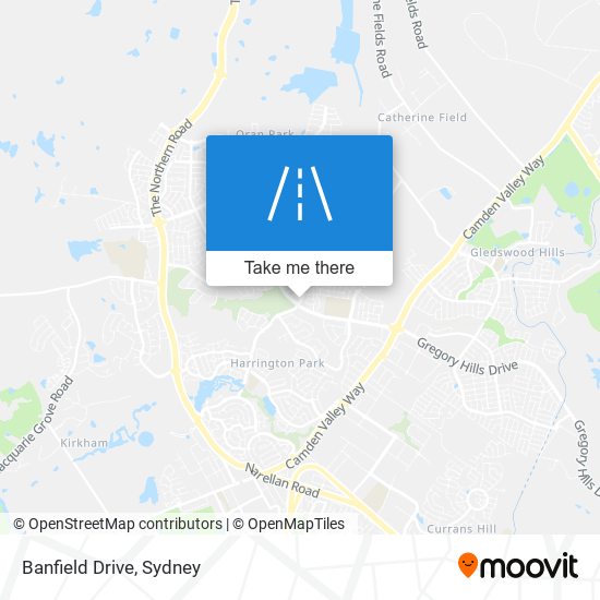 Banfield Drive map