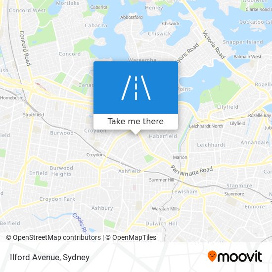 Ilford Avenue map