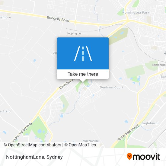 NottinghamLane map