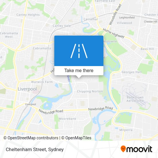 Cheltenham Street map