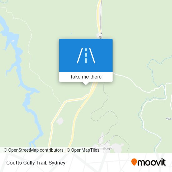 Coutts Gully Trail map