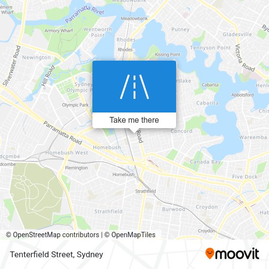Tenterfield Street map
