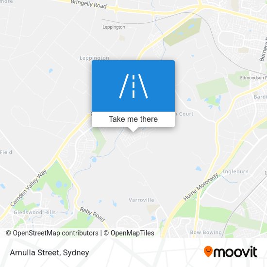 Amulla Street map
