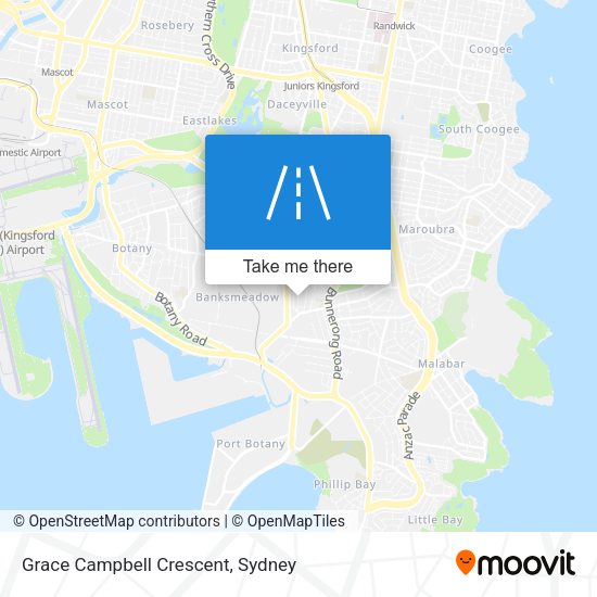 Grace Campbell Crescent map