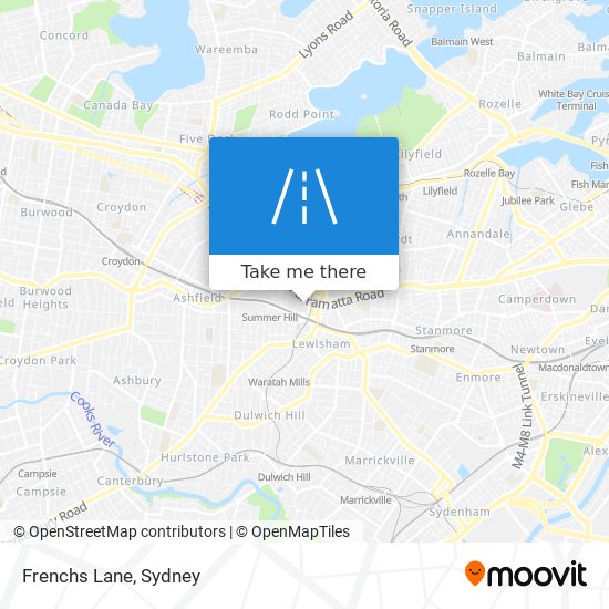 Frenchs Lane map