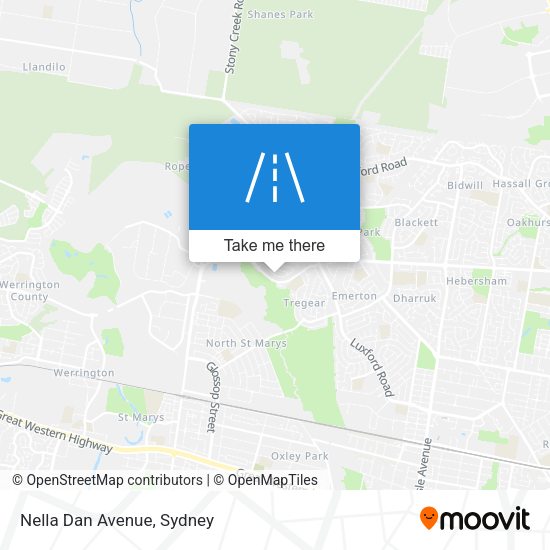 Nella Dan Avenue map