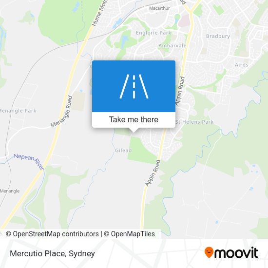 Mercutio Place map