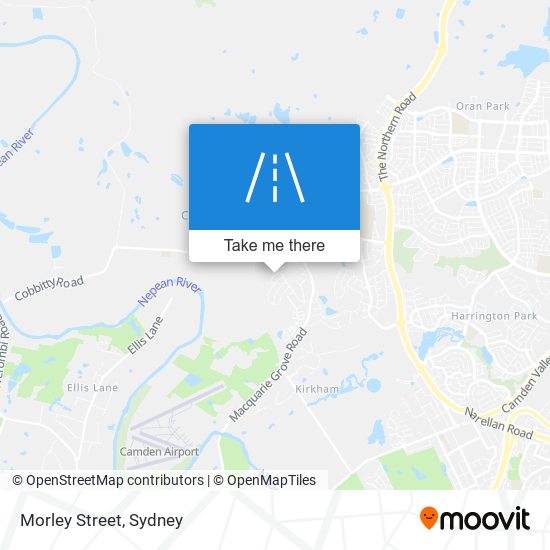 Morley Street map