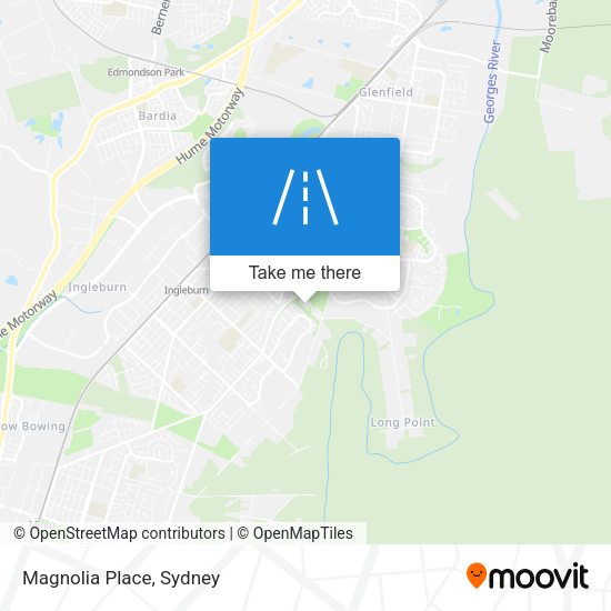 Magnolia Place map