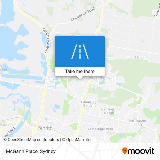 McGann Place map
