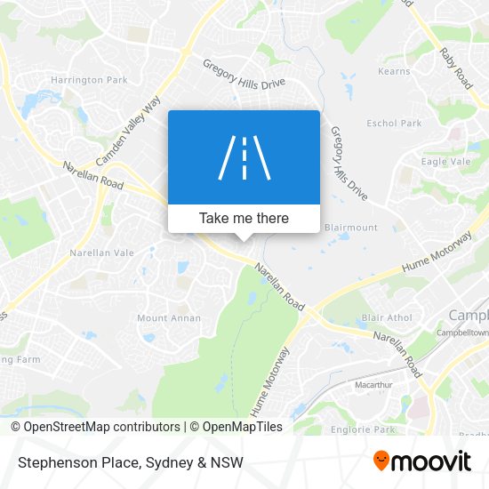 Stephenson Place map
