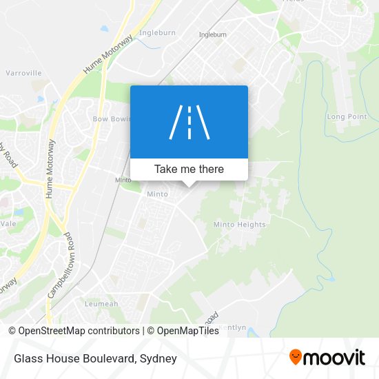 Glass House Boulevard map