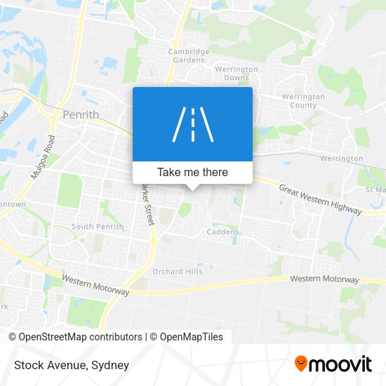 Stock Avenue map