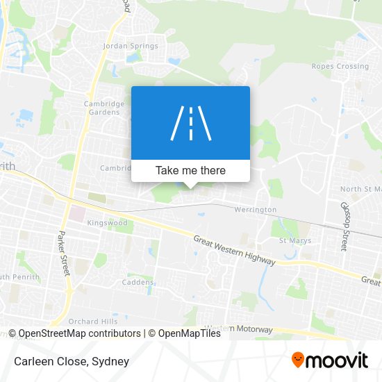 Carleen Close map