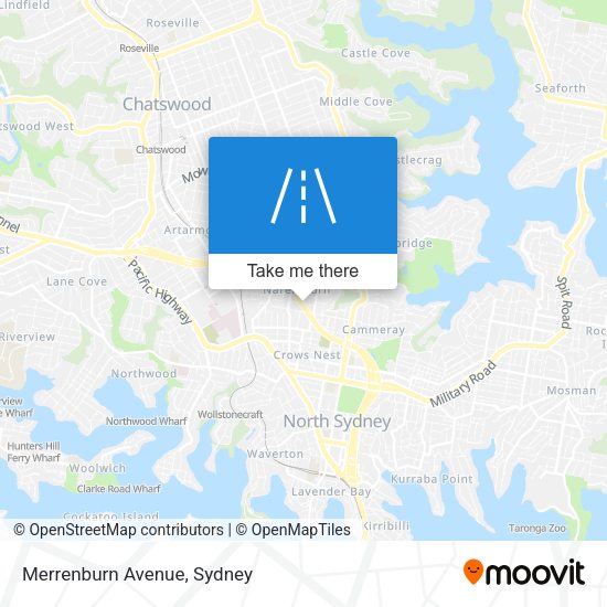Merrenburn Avenue map