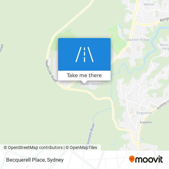 Becquerell Place map