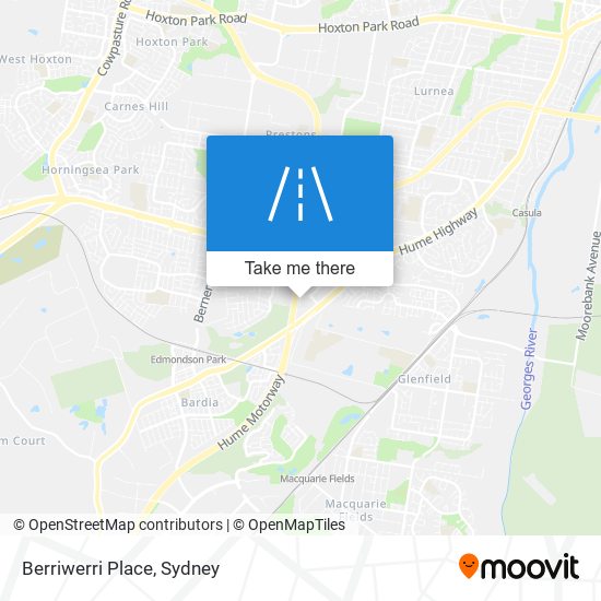 Berriwerri Place map