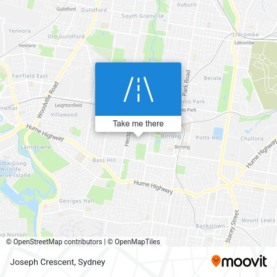 Joseph Crescent map