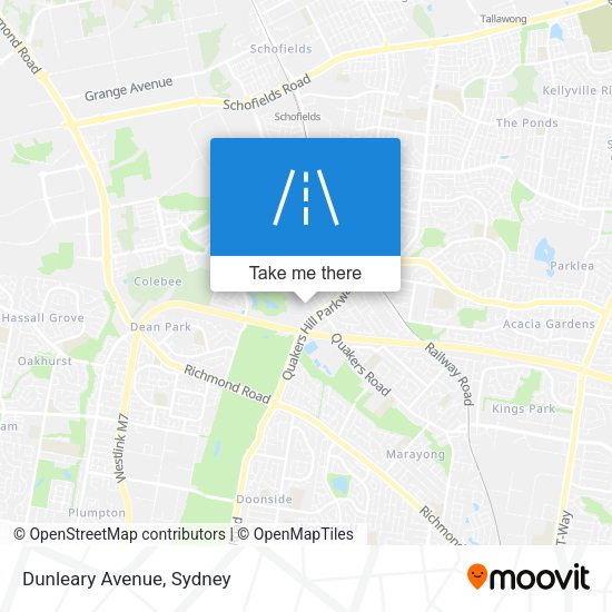 Dunleary Avenue map