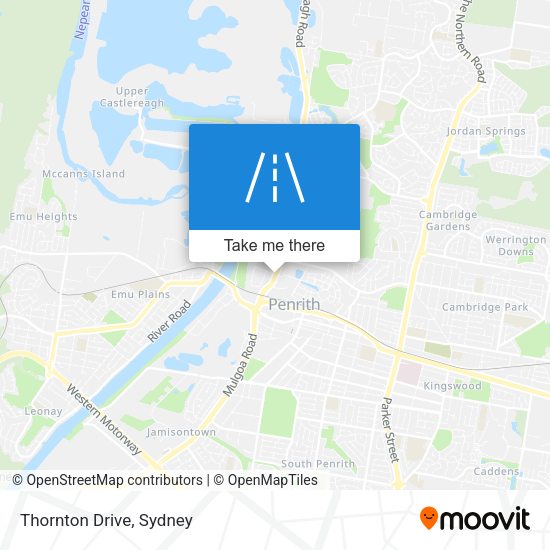 Thornton Drive map